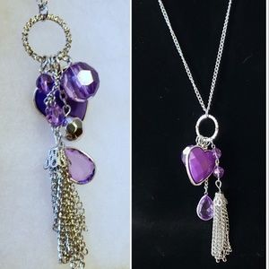 Haute Heartbreaker Purple Necklace 2025